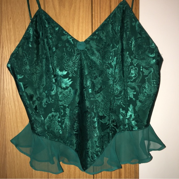 Vintage Victoria’s Secret Camisole Shorts PJ Teddy Bodysuit Size S - Picture 2 of 13